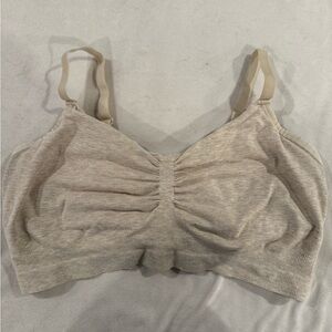 Sublime® Bamboo Hands-Free Pumping Lounge & Sleep Bra | Oatmeal Heather